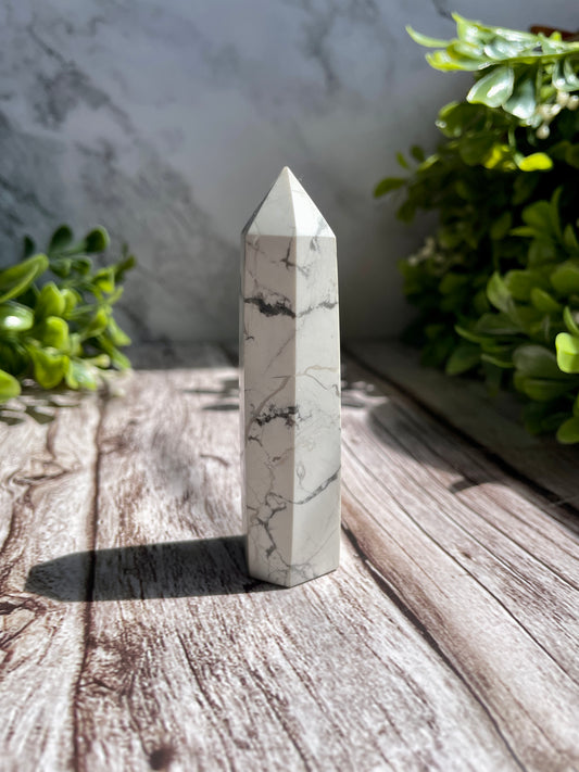 Howlite Tower Crystal