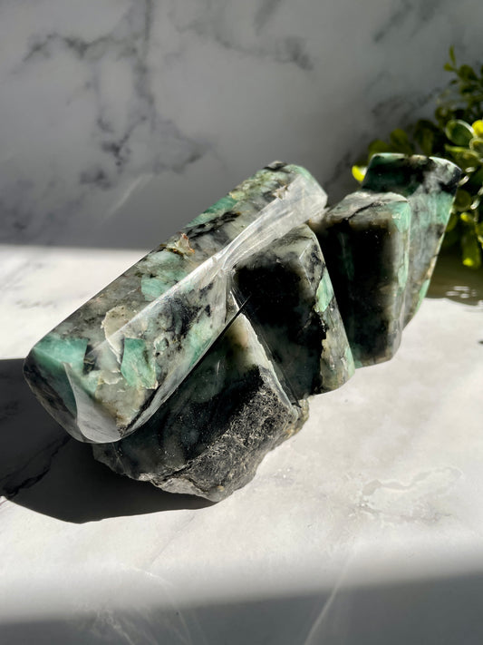 Large Green Emerald Matrix Specimen