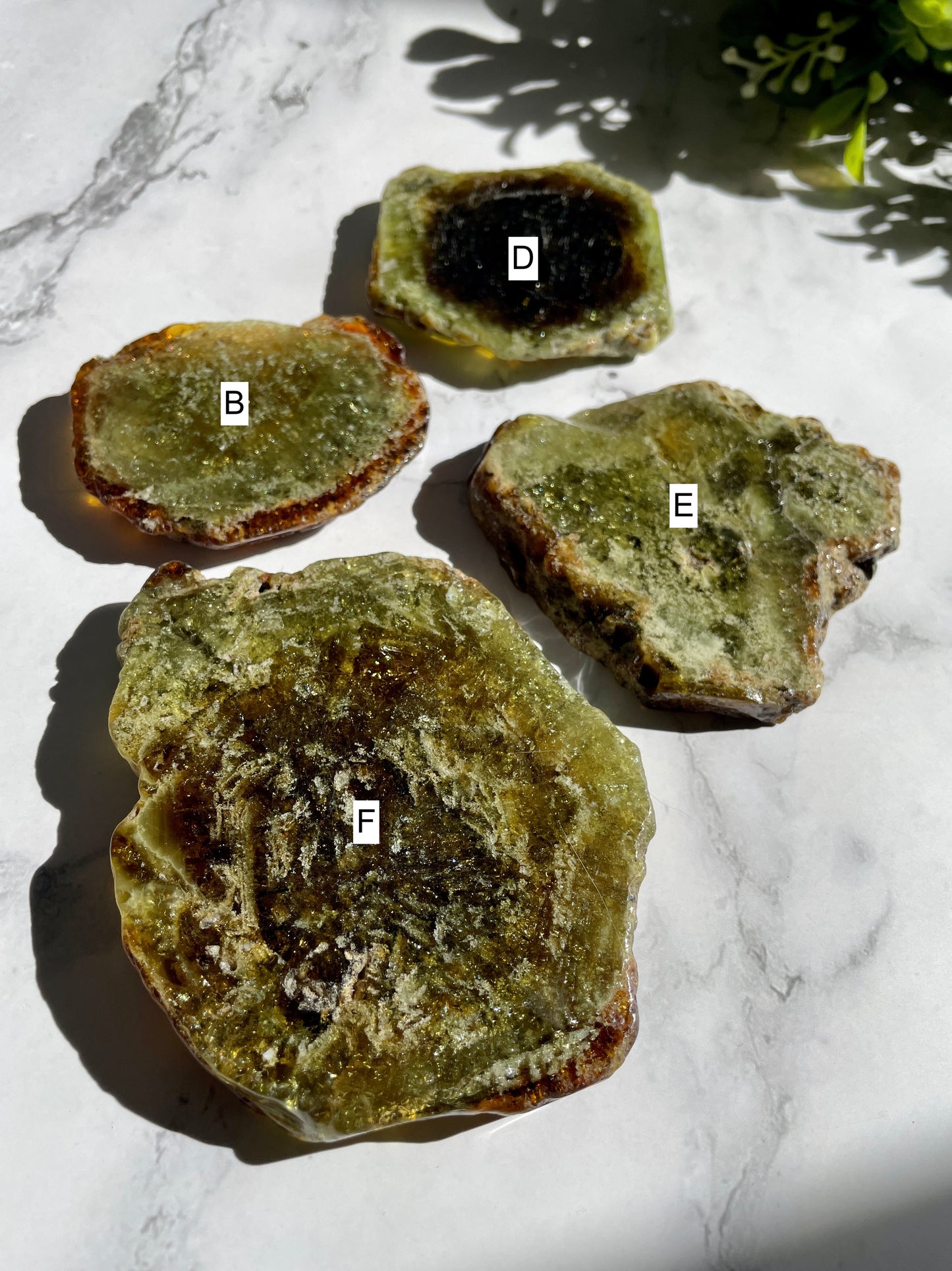 Green Garnet Slabs - Grossular Garnet