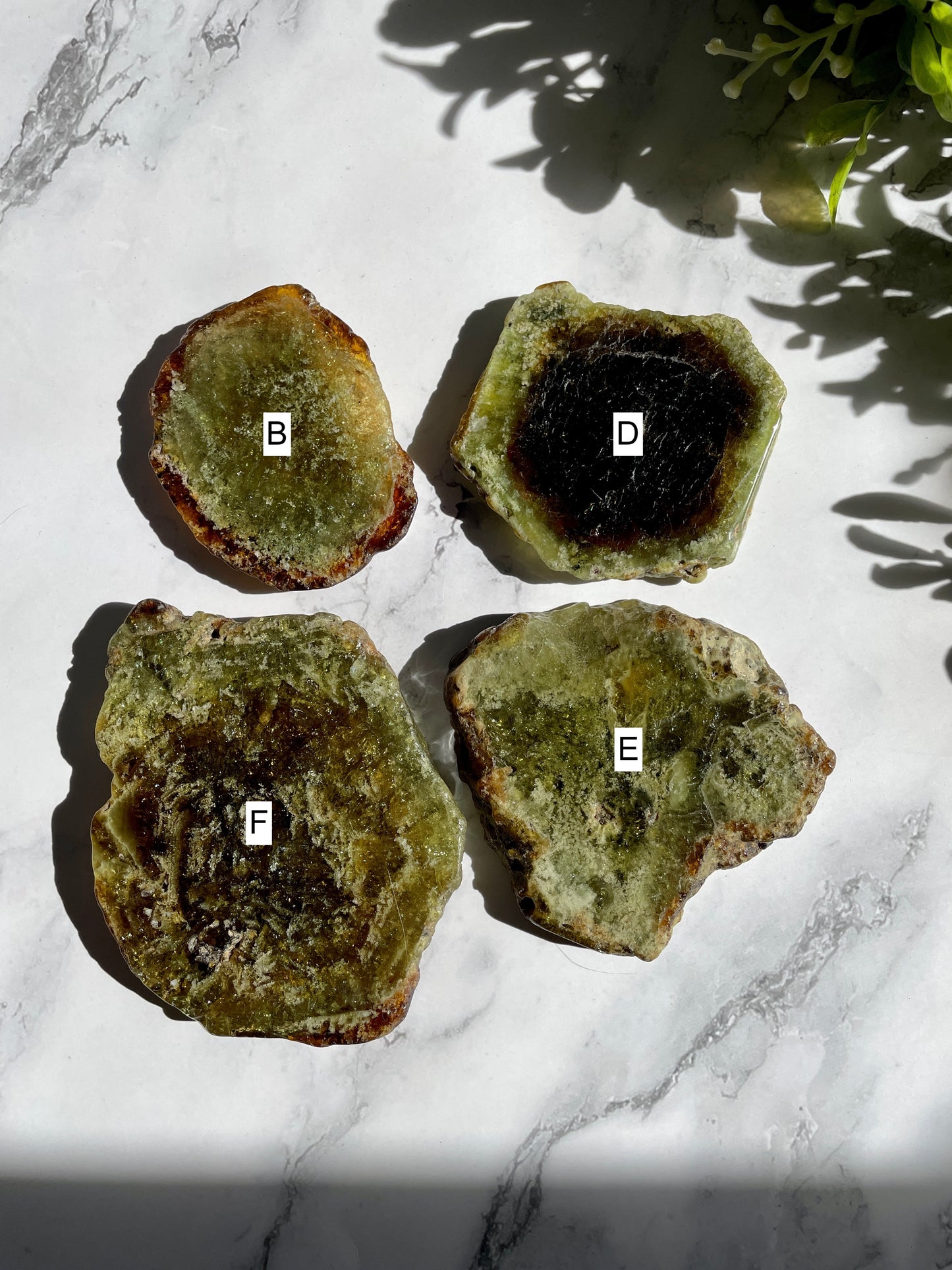 Green Garnet Slabs - Grossular Garnet