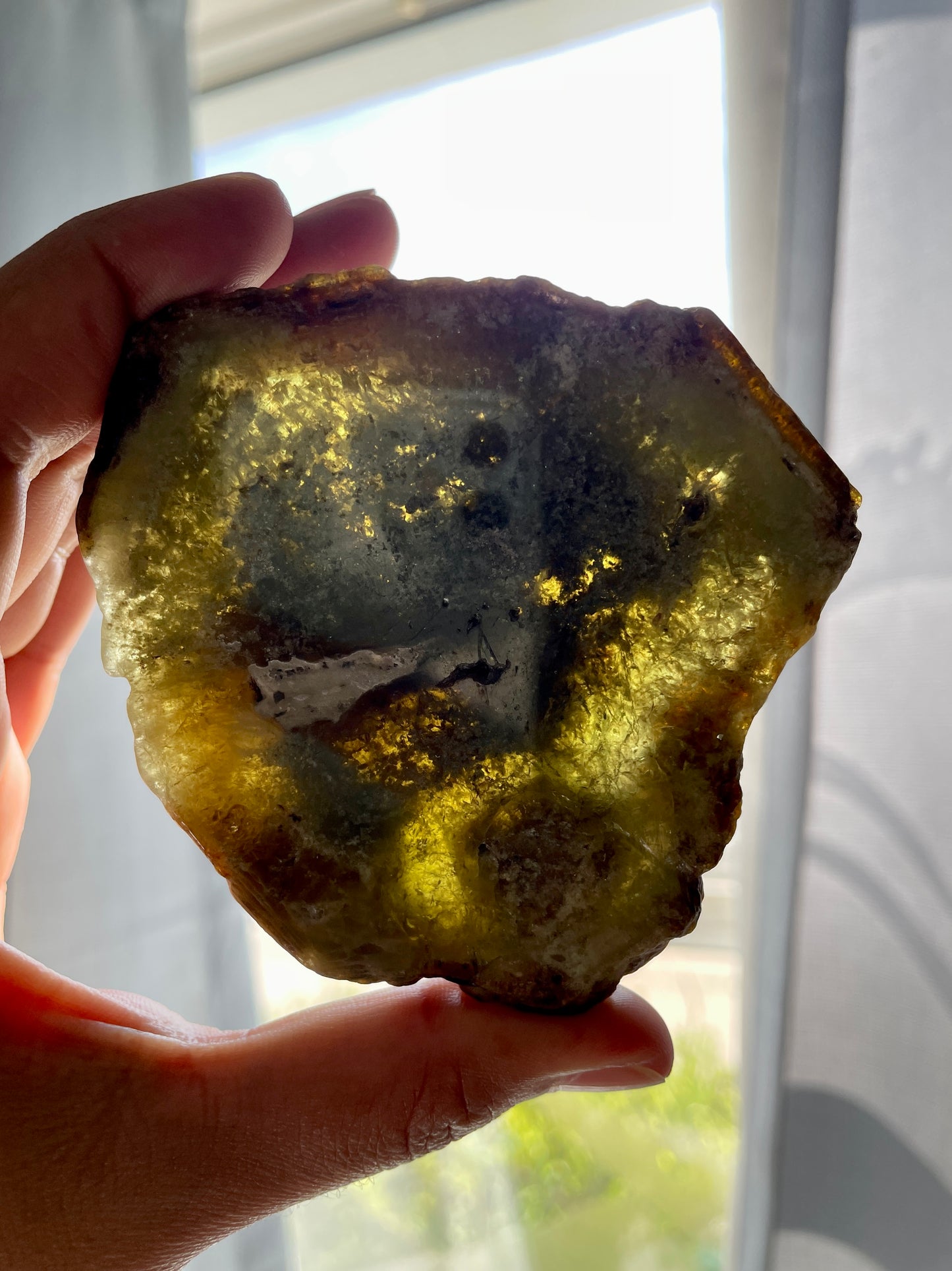 Green Garnet Slabs - Grossular Garnet