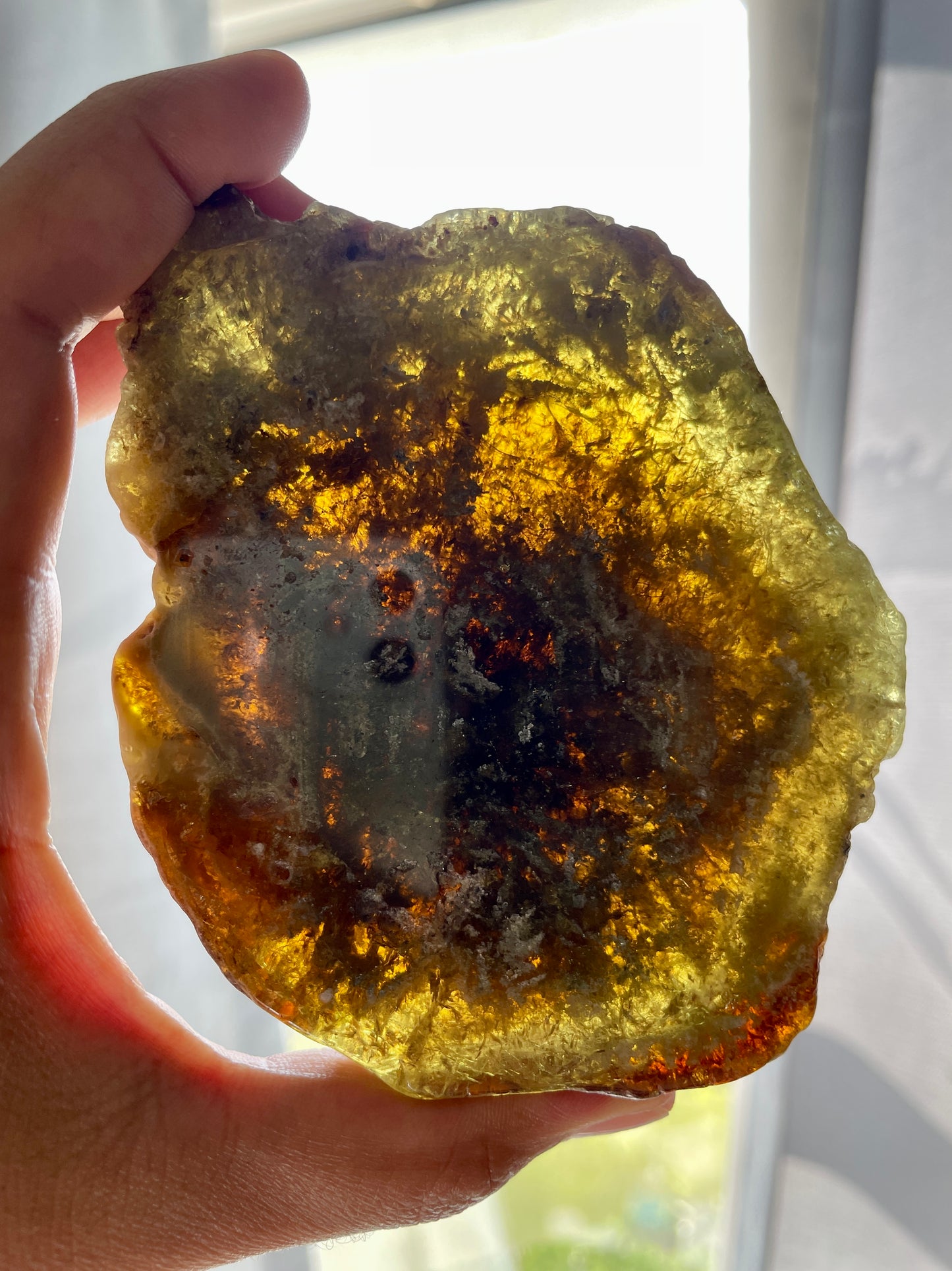 Green Garnet Slabs - Grossular Garnet