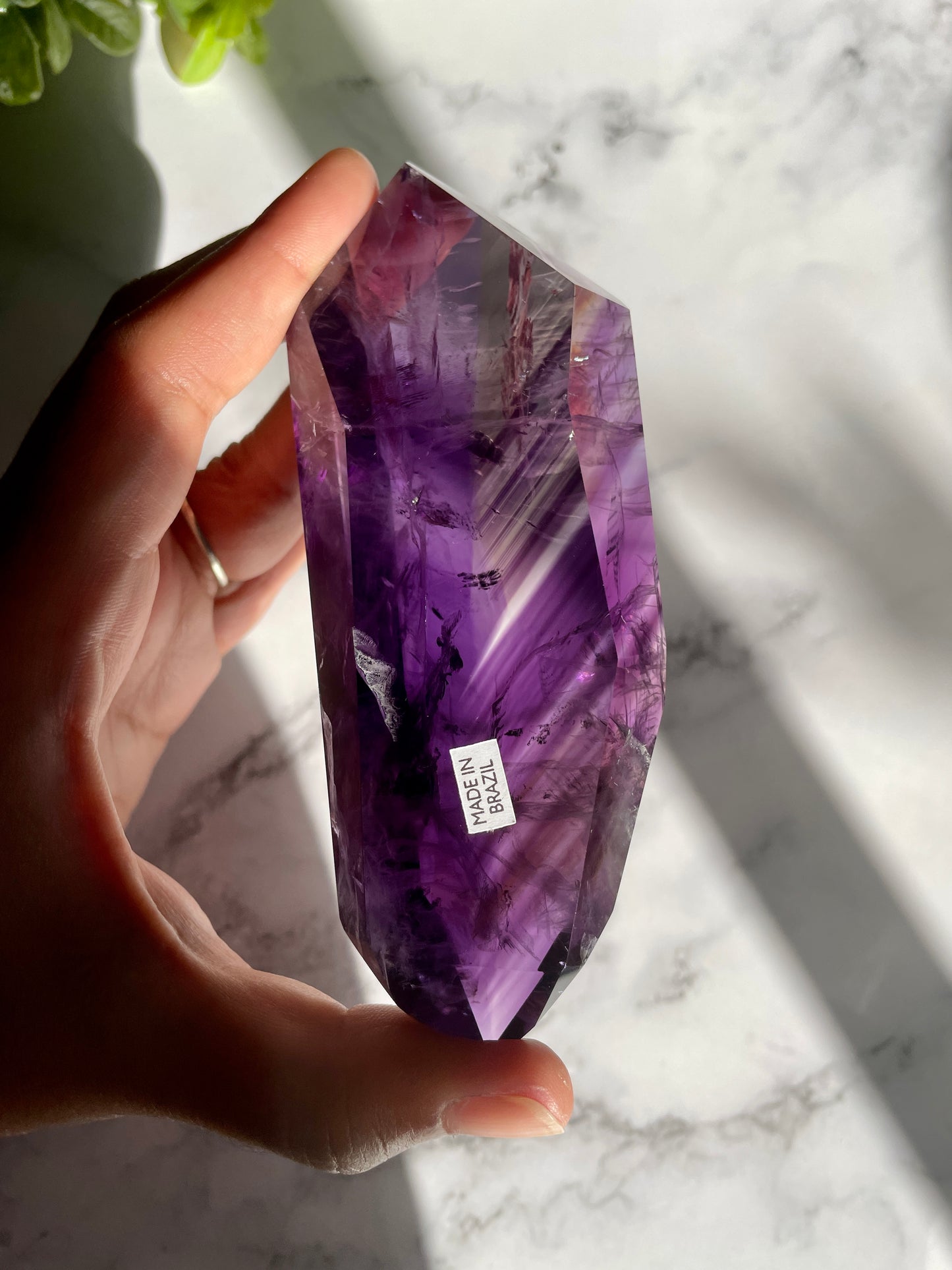 High Quality Amethyst Double Terminated Point