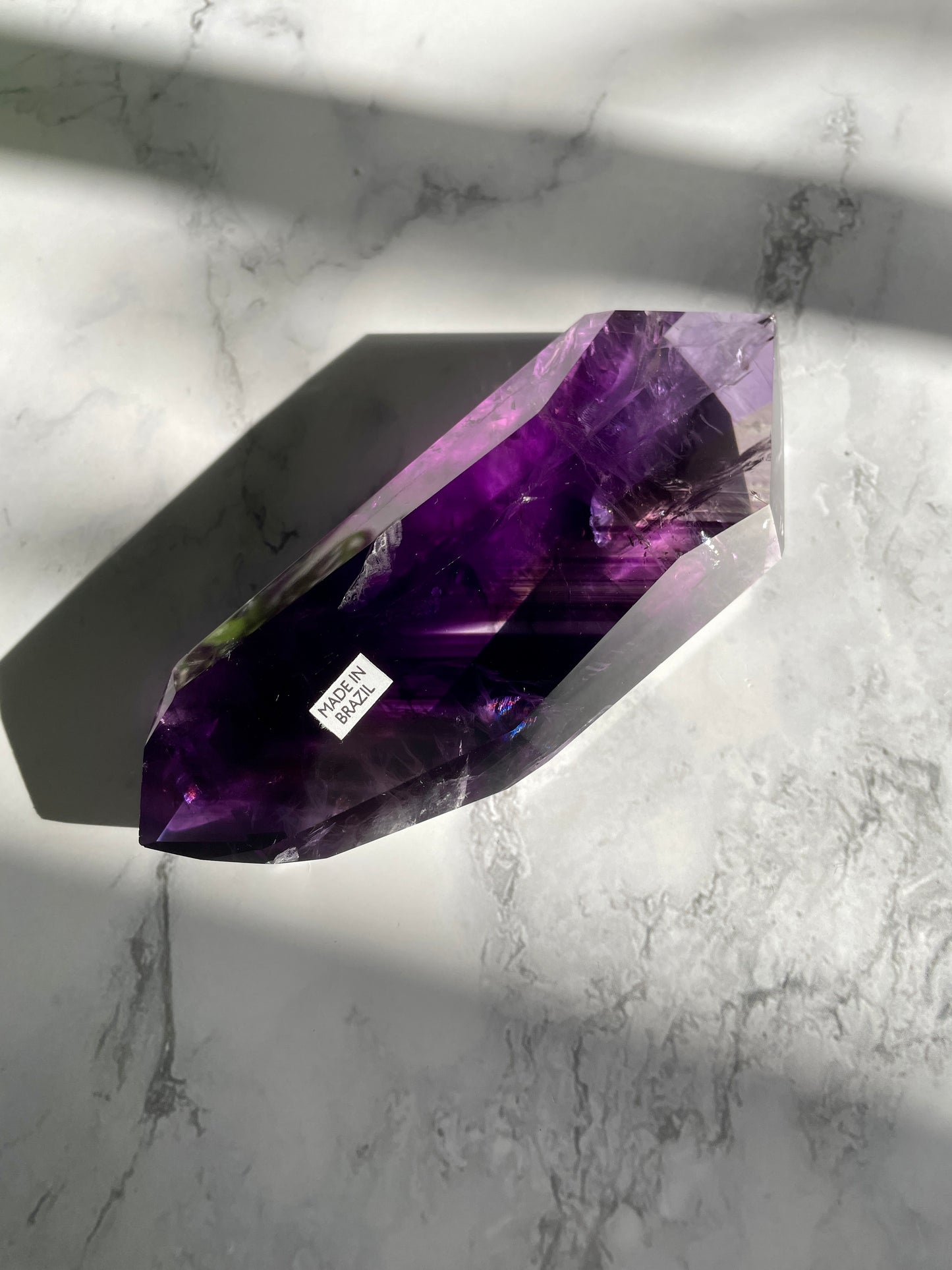 High Quality Amethyst Double Terminated Point