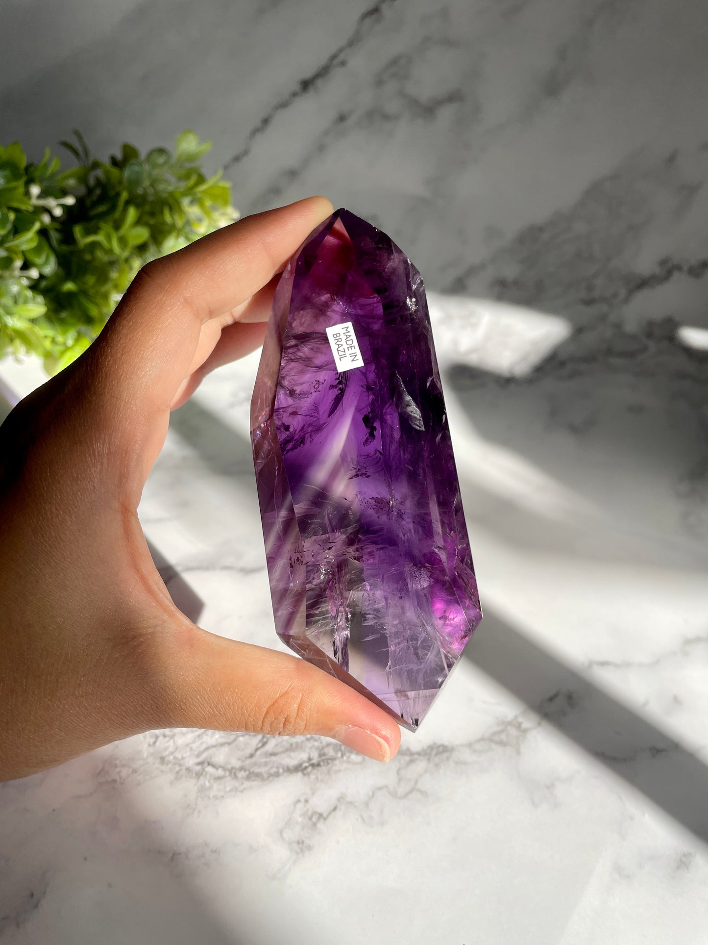 High Quality Amethyst Double Terminated Point