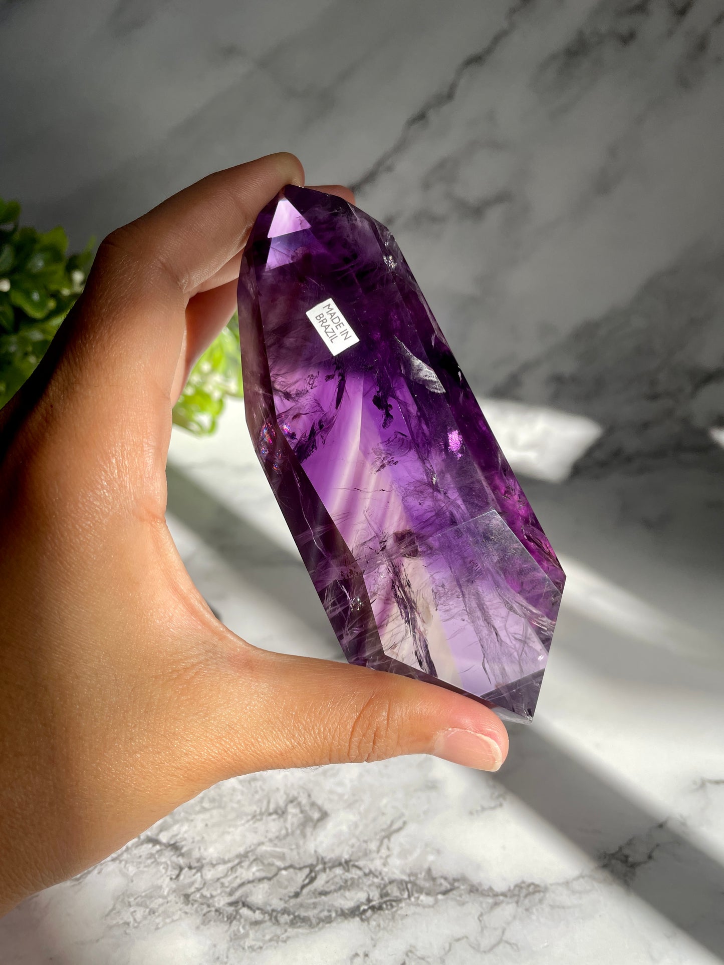 High Quality Amethyst Double Terminated Point