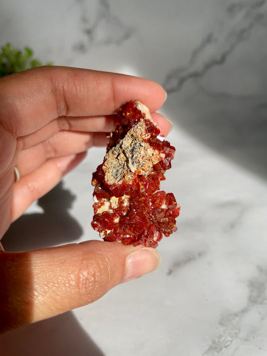 Vanadinite On Matrix Specimen - B