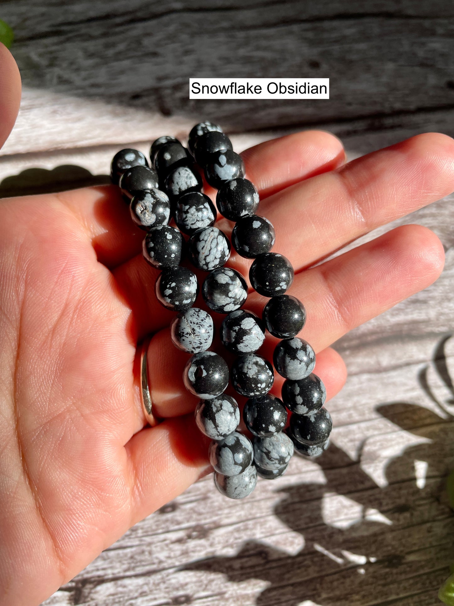 8mm Round Crystal Beaded Bracelets - Crystal Jewelry