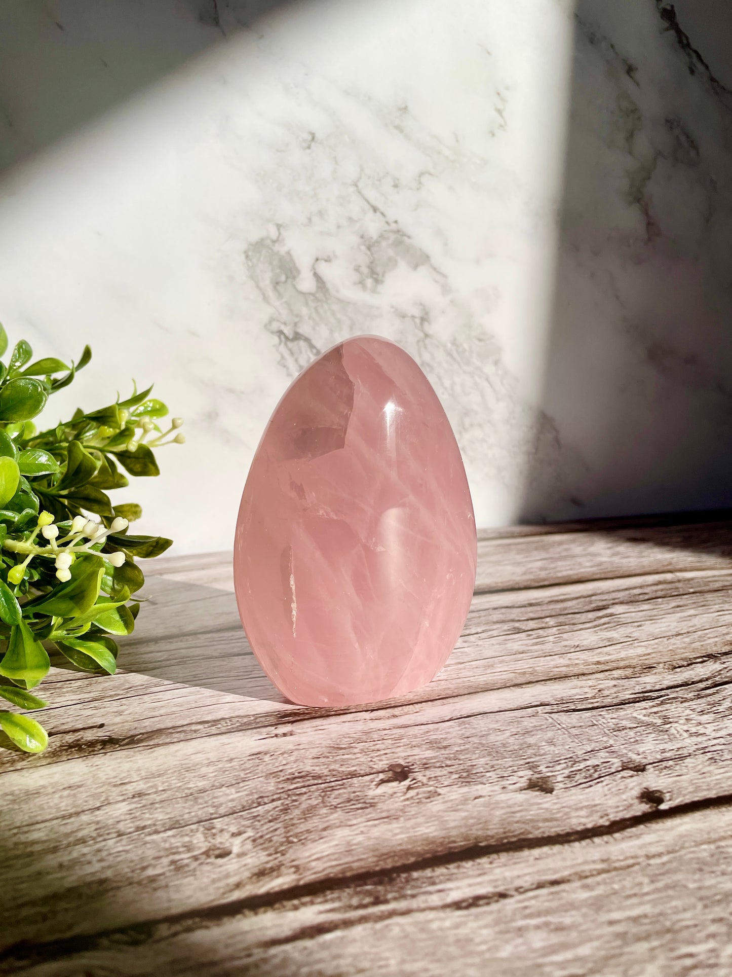 Rose Quartz Polished Freeform