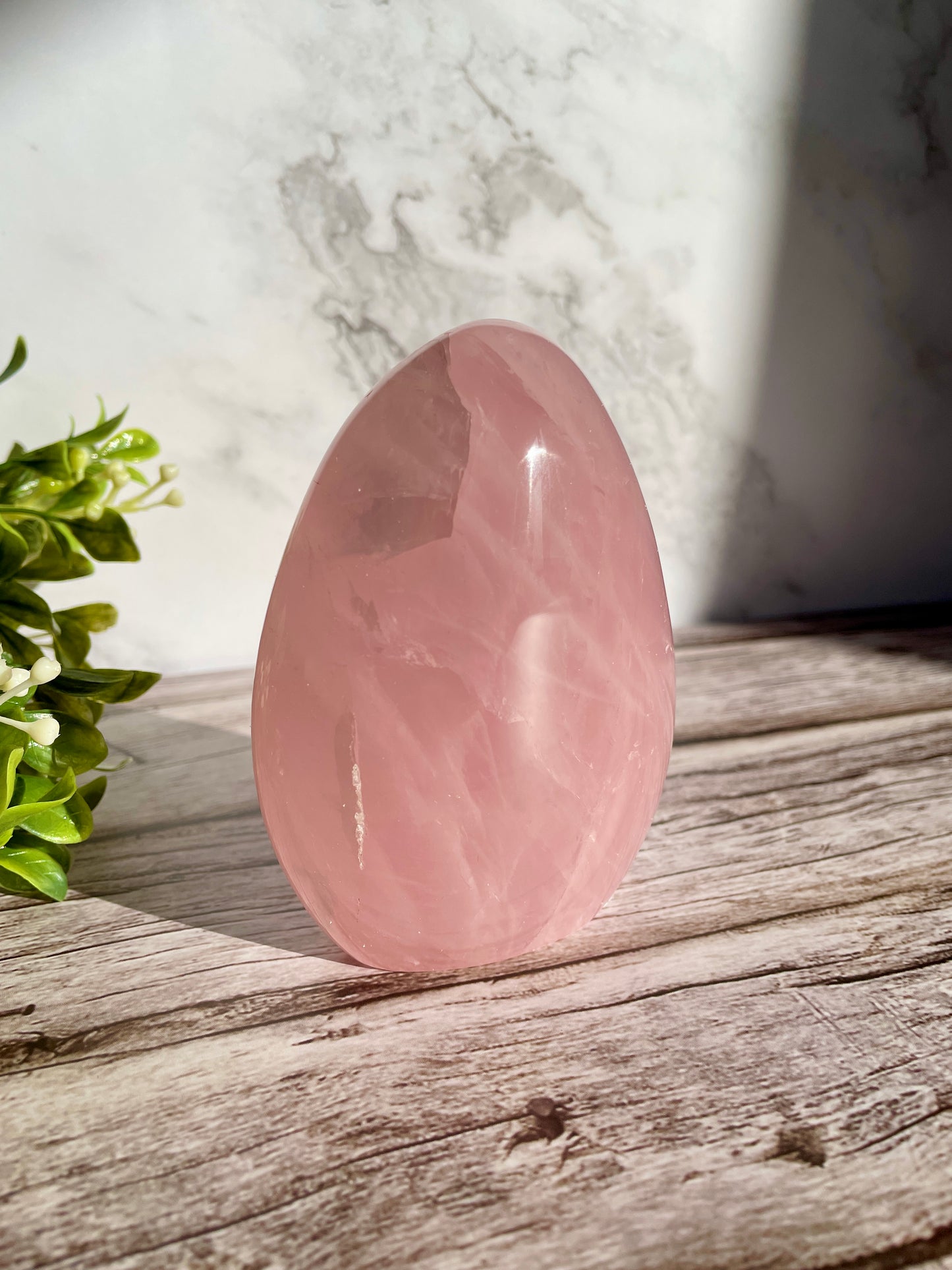 Rose Quartz Polished Freeform