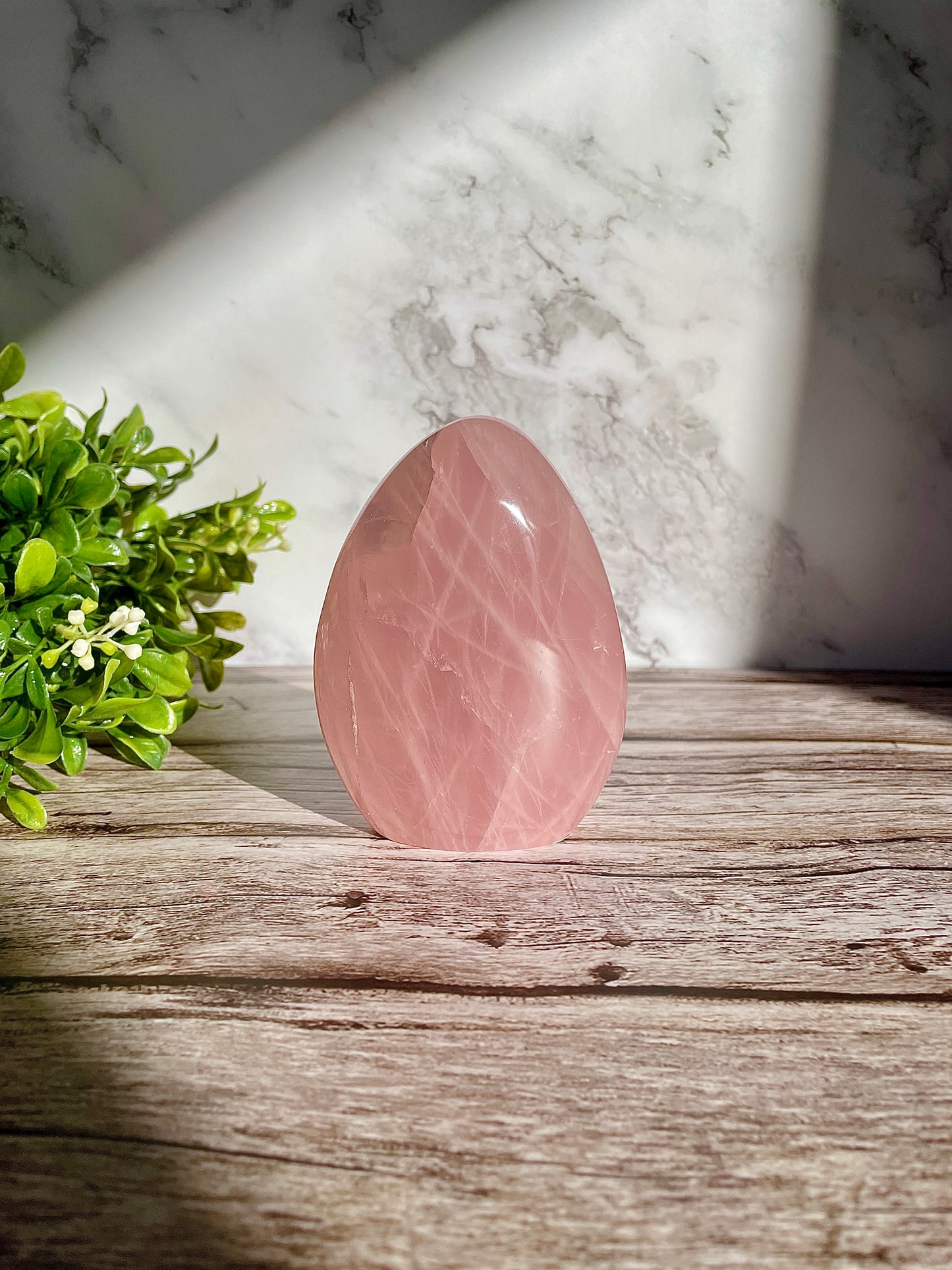 Rose Quartz Polished Freeform