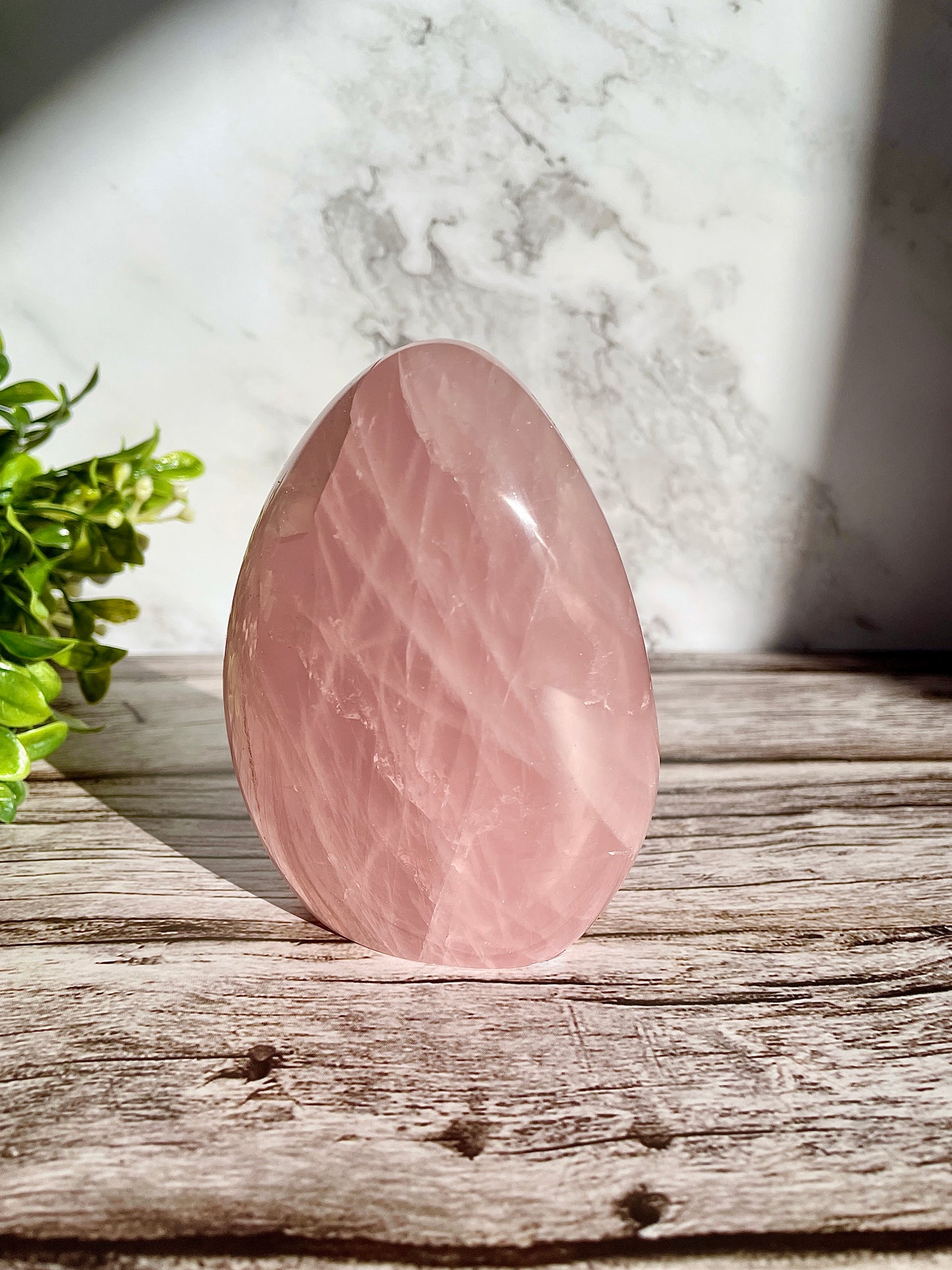 Rose Quartz Polished Freeform