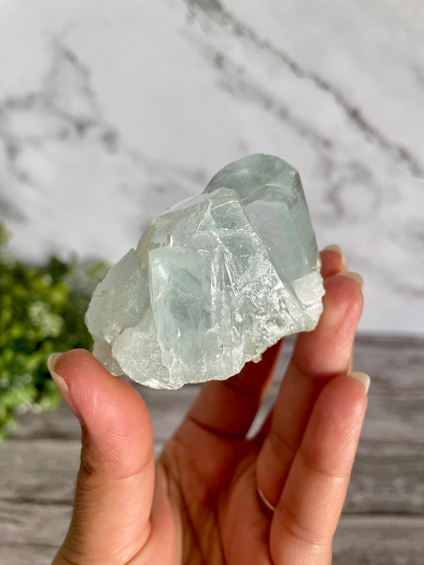 High Quality Aquamarine Cluster