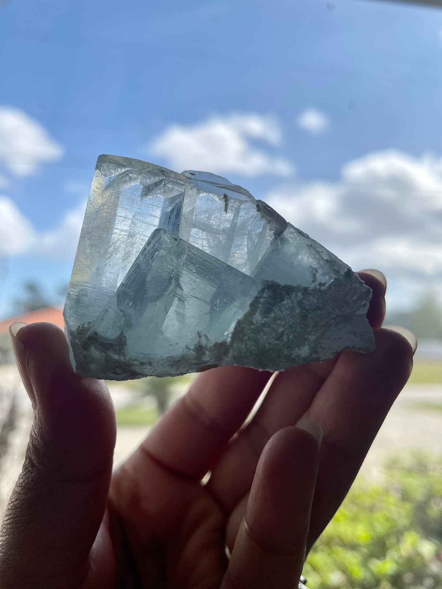 High Quality Aquamarine Cluster