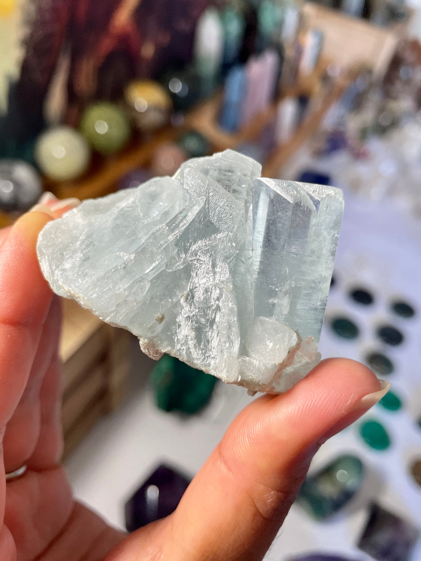 High Quality Aquamarine Cluster