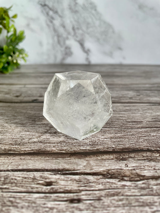 Clear Quartz Geometric Cut